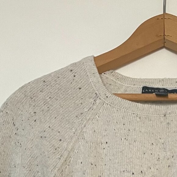 Karen Scott - Light Grey Speckled Sweater (Size Double Petite - PP) - Picture 2 of 2